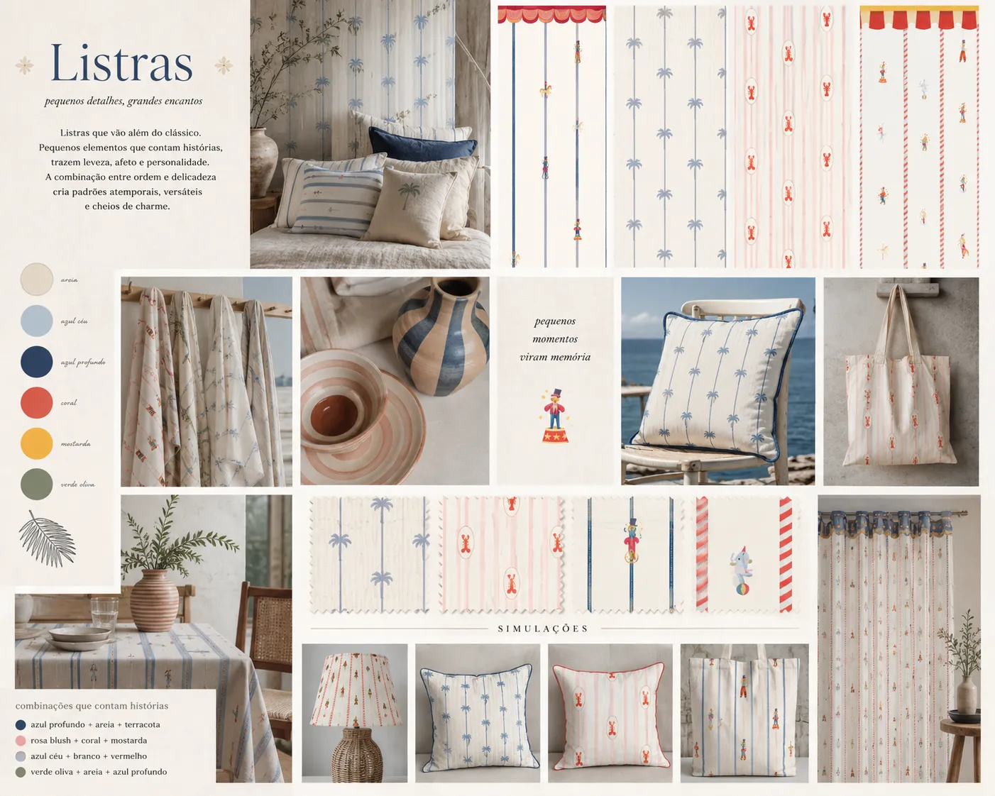 listras na decoração - Pequenas histórias escondidas entre linhas atemporais